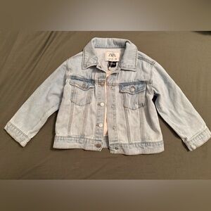 Zara Light Blue Kids Jean Jacket